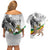 Adwa Victory Day Couples Matching Off Shoulder Short Dress and Hawaiian Shirt Menelik II and Mount Soloda - Lion Of Judah