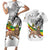 Adwa Victory Day Couples Matching Short Sleeve Bodycon Dress and Hawaiian Shirt Menelik II and Mount Soloda - Lion Of Judah