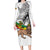 Adwa Victory Day Family Matching Long Sleeve Bodycon Dress and Hawaiian Shirt Menelik II and Mount Soloda - Lion Of Judah