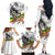 Adwa Victory Day Family Matching Off The Shoulder Long Sleeve Dress and Hawaiian Shirt Menelik II and Mount Soloda - Lion Of Judah