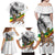 Adwa Victory Day Family Matching Off Shoulder Maxi Dress and Hawaiian Shirt Menelik II and Mount Soloda - Lion Of Judah