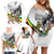 Adwa Victory Day Family Matching Off Shoulder Short Dress and Hawaiian Shirt Menelik II and Mount Soloda - Lion Of Judah