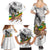 Adwa Victory Day Family Matching Summer Maxi Dress and Hawaiian Shirt Menelik II and Mount Soloda - Lion Of Judah