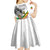 Adwa Victory Day Kid Short Sleeve Dress Menelik II and Mount Soloda - Lion Of Judah