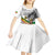 Adwa Victory Day Kid Short Sleeve Dress Menelik II and Mount Soloda - Lion Of Judah