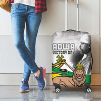 Adwa Victory Day Luggage Cover Menelik II and Mount Soloda - Lion Of Judah