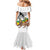 Adwa Victory Day Mermaid Dress Menelik II and Mount Soloda - Lion Of Judah