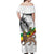 Adwa Victory Day Off Shoulder Maxi Dress Menelik II and Mount Soloda - Lion Of Judah