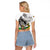 Adwa Victory Day Raglan Cropped T Shirt Menelik II and Mount Soloda - Lion Of Judah - Wonder Print Shop