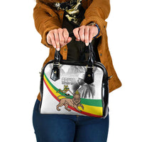 Adwa Victory Day Shoulder Handbag Menelik II and Mount Soloda - Lion Of Judah - Wonder Print Shop