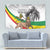 Adwa Victory Day Tapestry Menelik II and Mount Soloda - Lion Of Judah - Wonder Print Shop