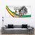 Adwa Victory Day Tapestry Menelik II and Mount Soloda - Lion Of Judah - Wonder Print Shop