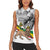 Adwa Victory Day Women Sleeveless Polo Shirt Menelik II and Mount Soloda - Lion Of Judah - Wonder Print Shop