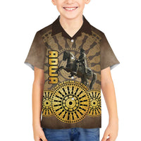 Adwa Victory of Ethiopia Family Matching Summer Maxi Dress and Hawaiian Shirt African Victory In The Age Of Empire