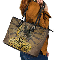 Adwa Victory of Ethiopia Leather Tote Bag African Victory In The Age Of Empire