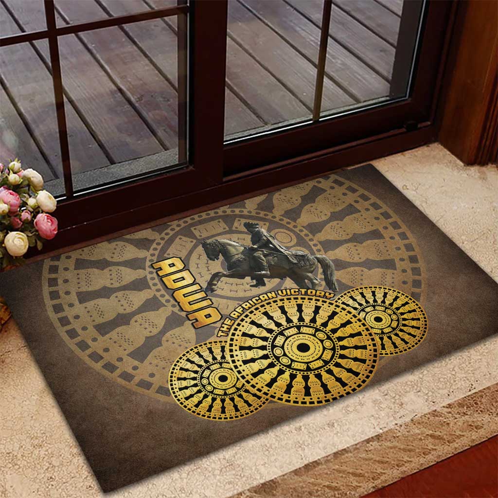 Adwa Victory of Ethiopia Rubber Doormat African Victory In The Age Of Empire - Wonder Print Shop