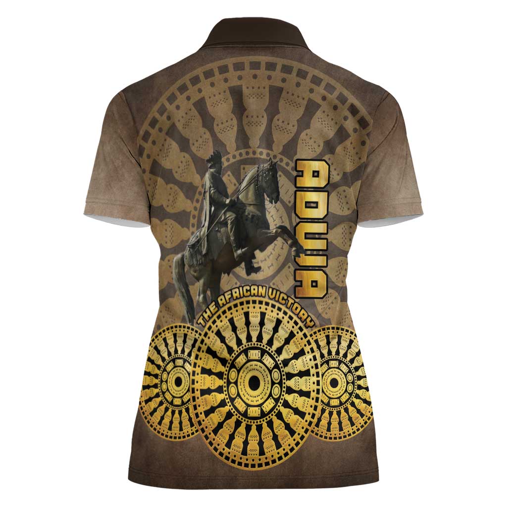 Adwa Victory of Ethiopia Women Polo Shirt African Victory In The Age Of Empire - Wonder Print Shop