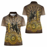 Adwa Victory of Ethiopia Women Polo Shirt African Victory In The Age Of Empire - Wonder Print Shop