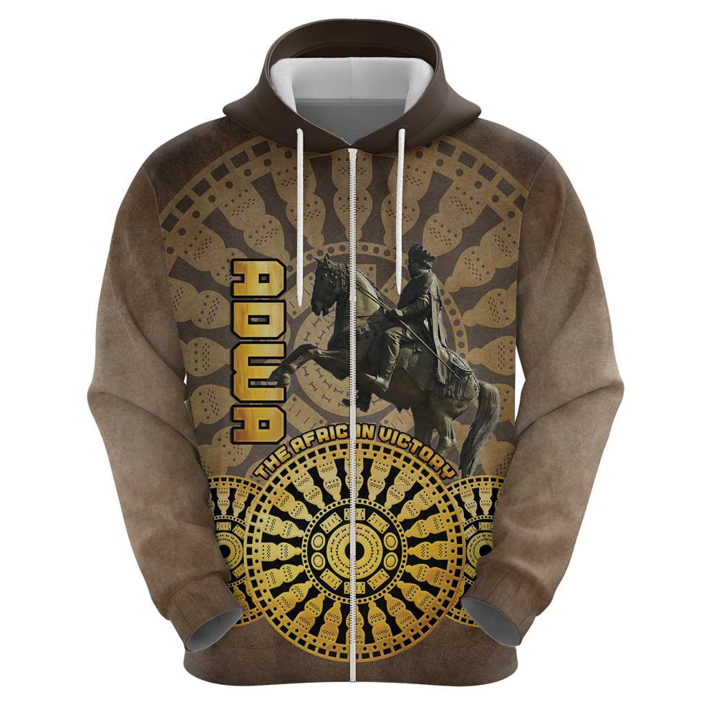 Adwa Victory of Ethiopia Zip Hoodie African Victory In The Age Of Empire - Wonder Print Shop