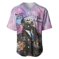 Martin Luther King Jr Baseball Jersey I Have a Dream Graffiti Style - Wonder Print Shop