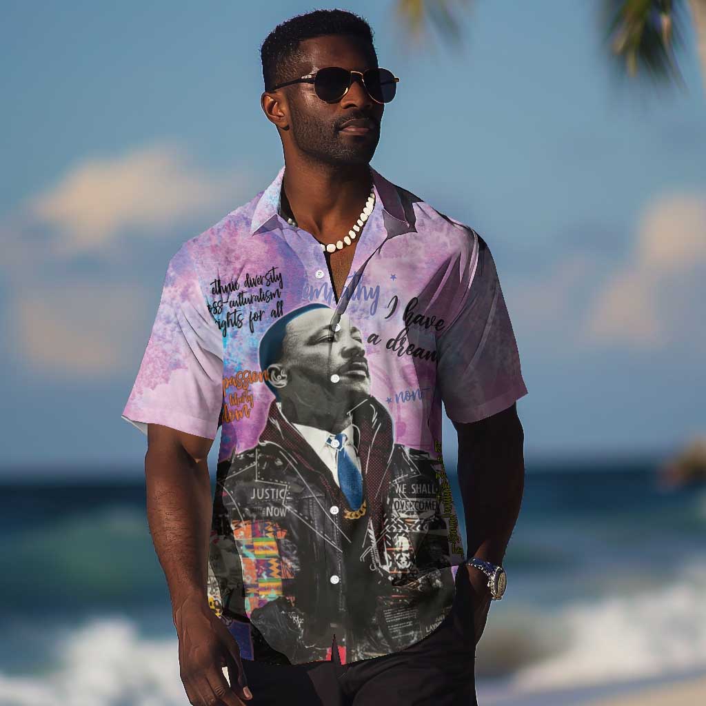 Martin Luther King Jr Hawaiian Shirt I Have a Dream Graffiti Style - Wonder Print Shop