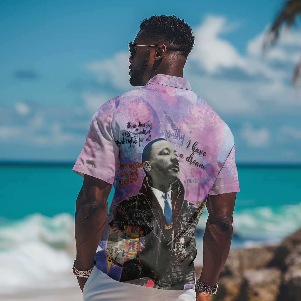 Martin Luther King Jr Hawaiian Shirt I Have a Dream Graffiti Style - Wonder Print Shop