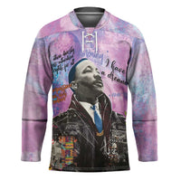 Martin Luther King Jr Hockey Jersey I Have a Dream Graffiti Style - Wonder Print Shop
