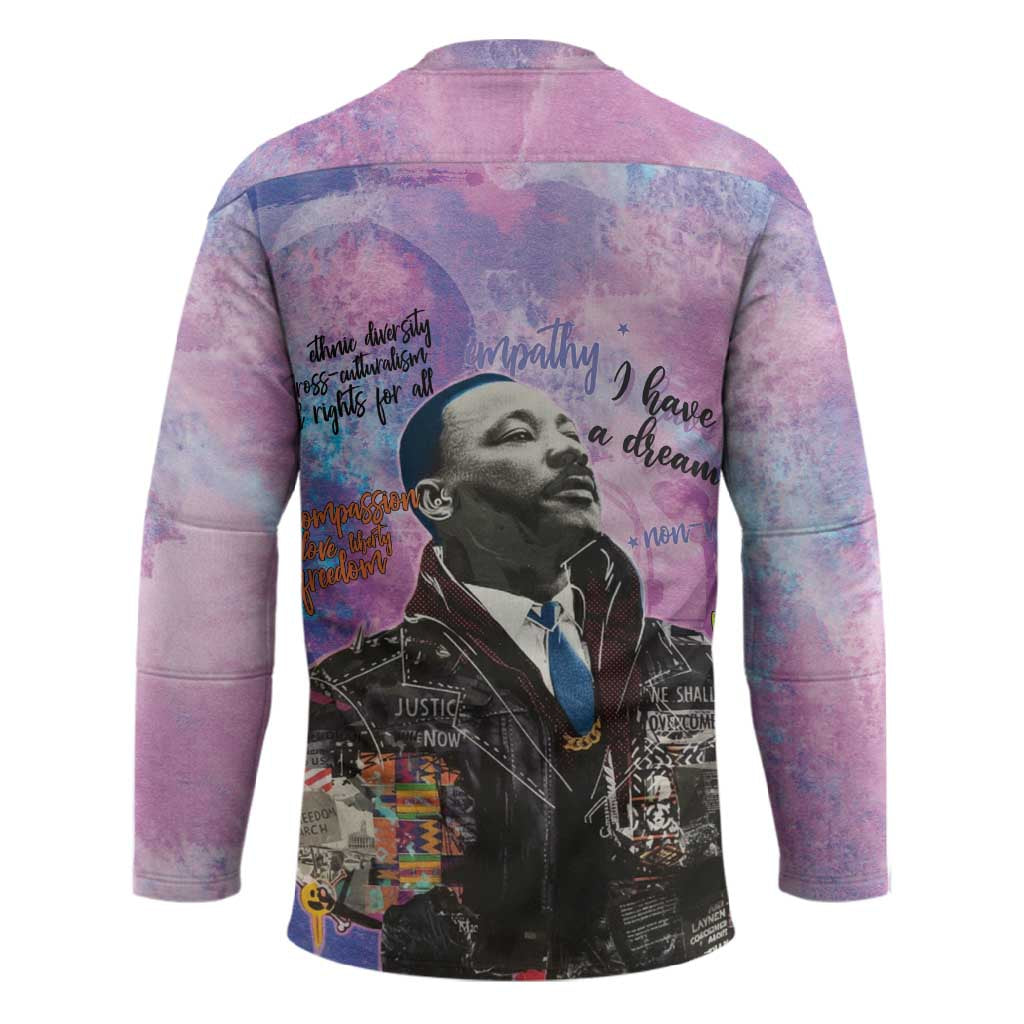 Martin Luther King Jr Hockey Jersey I Have a Dream Graffiti Style - Wonder Print Shop
