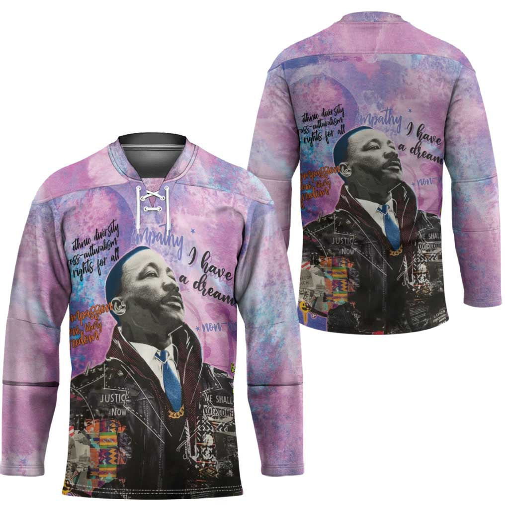 Martin Luther King Jr Hockey Jersey I Have a Dream Graffiti Style - Wonder Print Shop