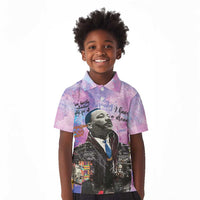 Martin Luther King Jr Kid Polo Shirt I Have a Dream Graffiti Style - Wonder Print Shop