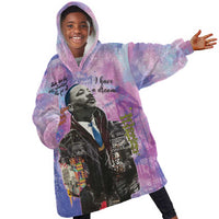Martin Luther King Jr Kid Wearable Blanket Hoodie I Have a Dream Graffiti Style - Wonder Print Shop