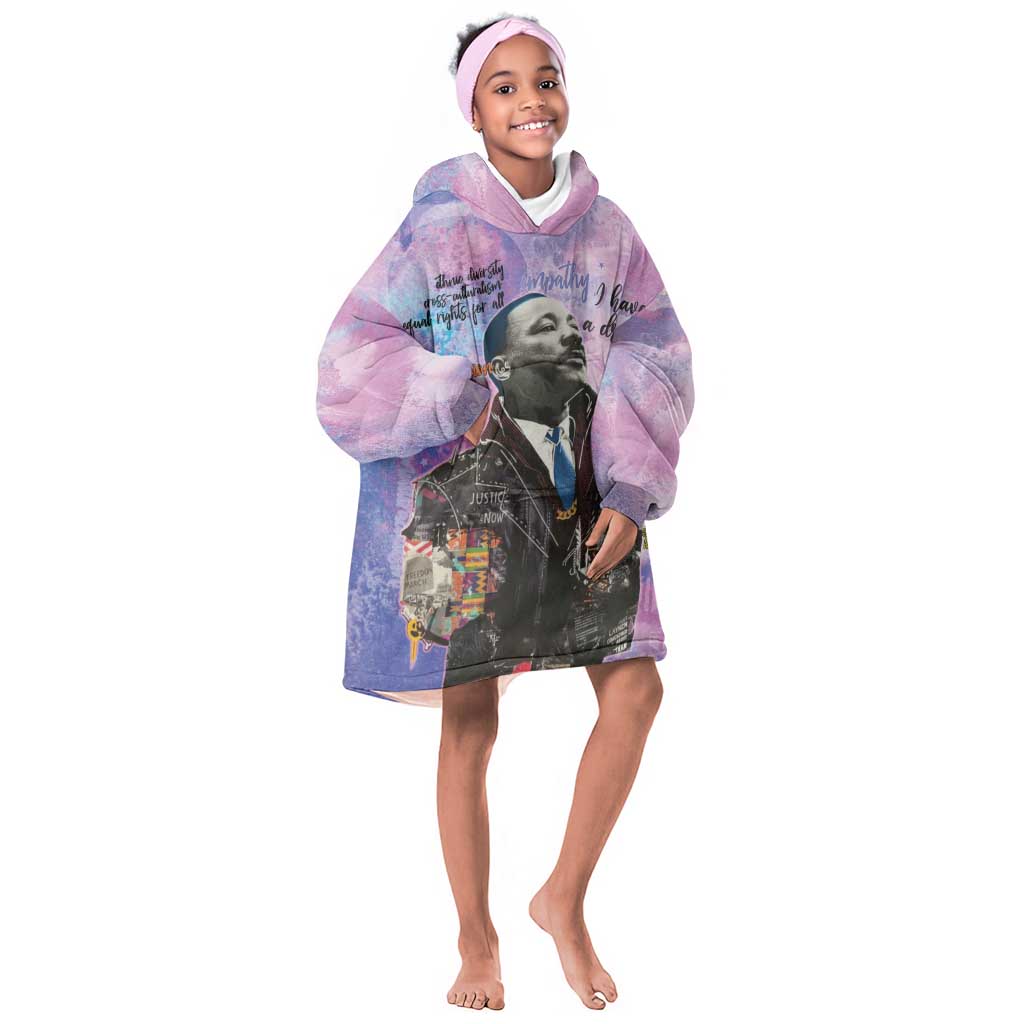 Martin Luther King Jr Kid Wearable Blanket Hoodie I Have a Dream Graffiti Style - Wonder Print Shop