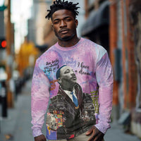 Martin Luther King Jr Long Sleeve Shirt I Have a Dream Graffiti Style - Wonder Print Shop