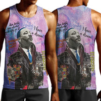 Martin Luther King Jr Men Tank Top I Have a Dream Graffiti Style - Wonder Print Shop