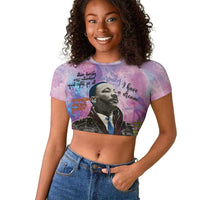 Martin Luther King Jr Raglan Cropped T shirt I Have a Dream Graffiti Style - Wonder Print Shop