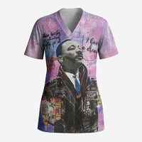 Martin Luther King Jr Scrub Top I Have a Dream Graffiti Style - Wonder Print Shop