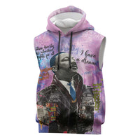 Martin Luther King Jr Sleeveless Hoodie I Have a Dream Graffiti Style - Wonder Print Shop