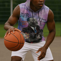Martin Luther King Jr Sleeveless Hoodie I Have a Dream Graffiti Style - Wonder Print Shop