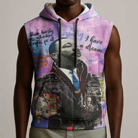 Martin Luther King Jr Sleeveless Hoodie I Have a Dream Graffiti Style - Wonder Print Shop