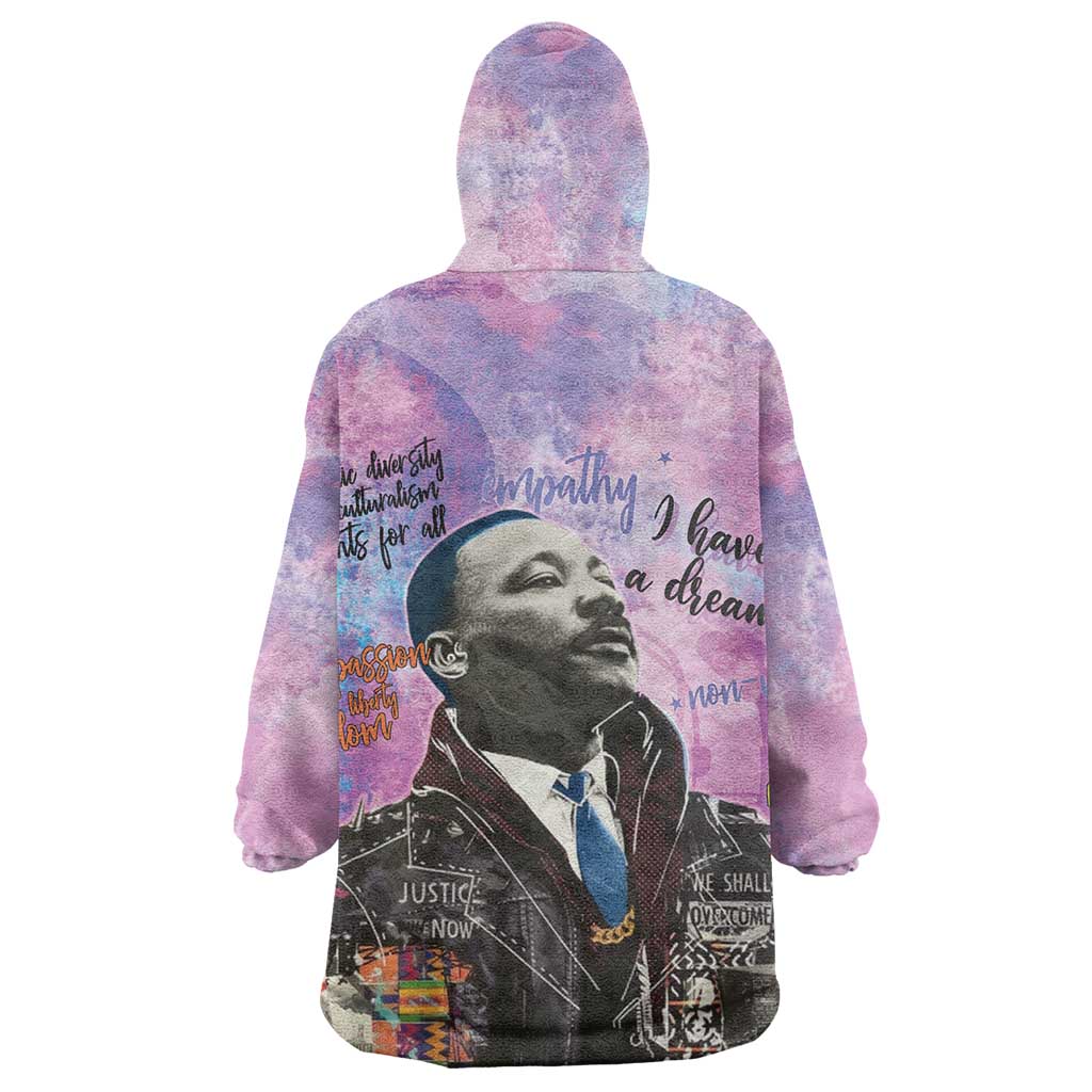 Martin Luther King Jr Wearable Blanket Hoodie I Have a Dream Graffiti Style - Wonder Print Shop