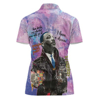 Martin Luther King Jr Women Polo Shirt I Have a Dream Graffiti Style - Wonder Print Shop
