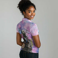 Martin Luther King Jr Women Polo Shirt I Have a Dream Graffiti Style - Wonder Print Shop