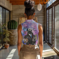 Martin Luther King Jr Women Sleeveless Polo Shirt I Have a Dream Graffiti Style - Wonder Print Shop