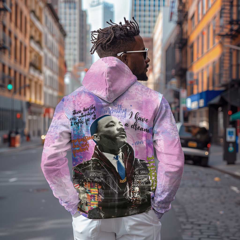 Martin Luther King Jr Zip Hoodie I Have a Dream Graffiti Style - Wonder Print Shop