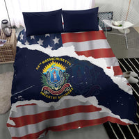 54th Massachusetts Infantry Regiment Bedding Set American Flag Heritage - Wonder Print Shop