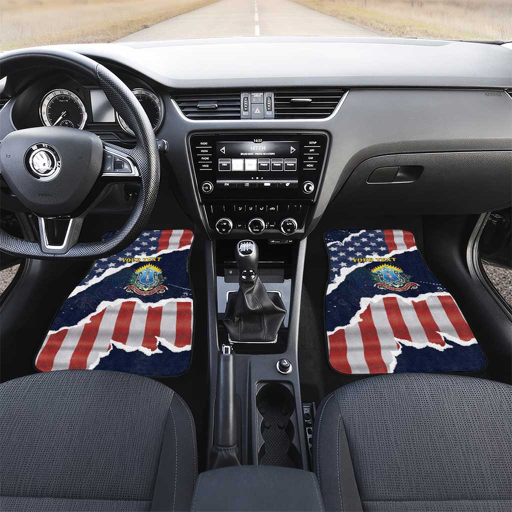 Personalized 54th Massachusetts Infantry Regiment Car Mats American Flag Heritage - Wonder Print Shop