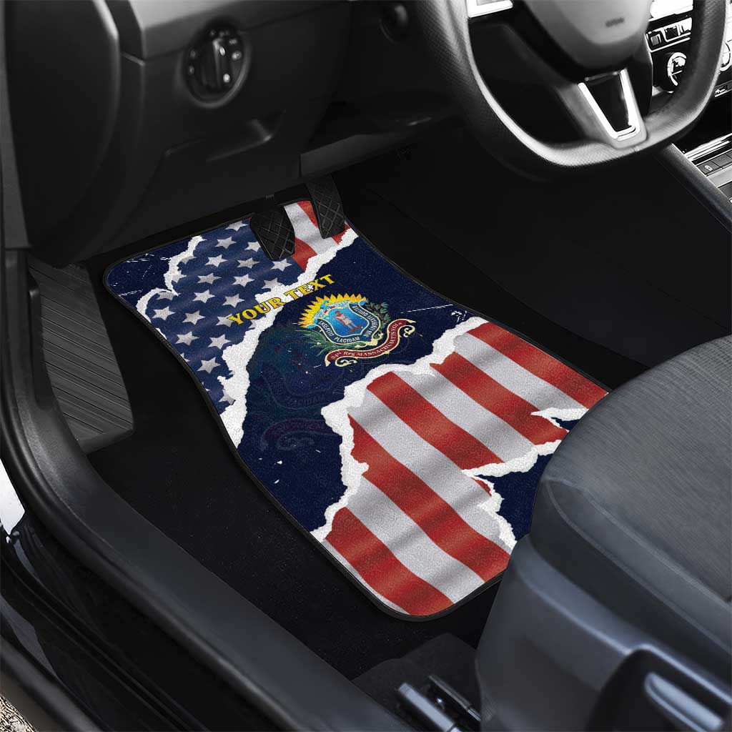 Personalized 54th Massachusetts Infantry Regiment Car Mats American Flag Heritage - Wonder Print Shop