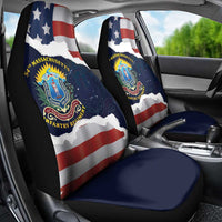 54th Massachusetts Infantry Regiment Car Seat Cover American Flag Heritage - Wonder Print Shop