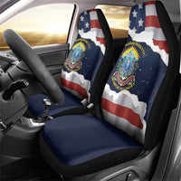 54th Massachusetts Infantry Regiment Car Seat Cover American Flag Heritage - Wonder Print Shop