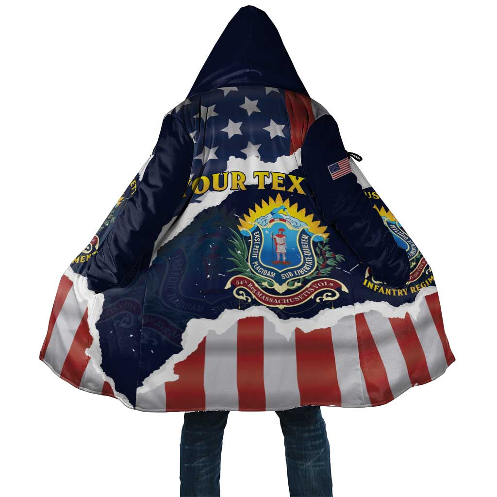 Personalized 54th Massachusetts Infantry Regiment Cloak American Flag Heritage - Wonder Print Shop